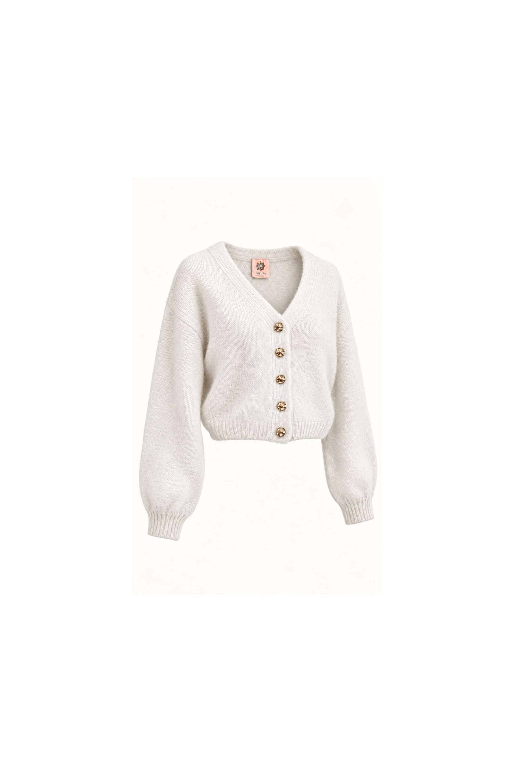 Cardigan Croppy Cream 2