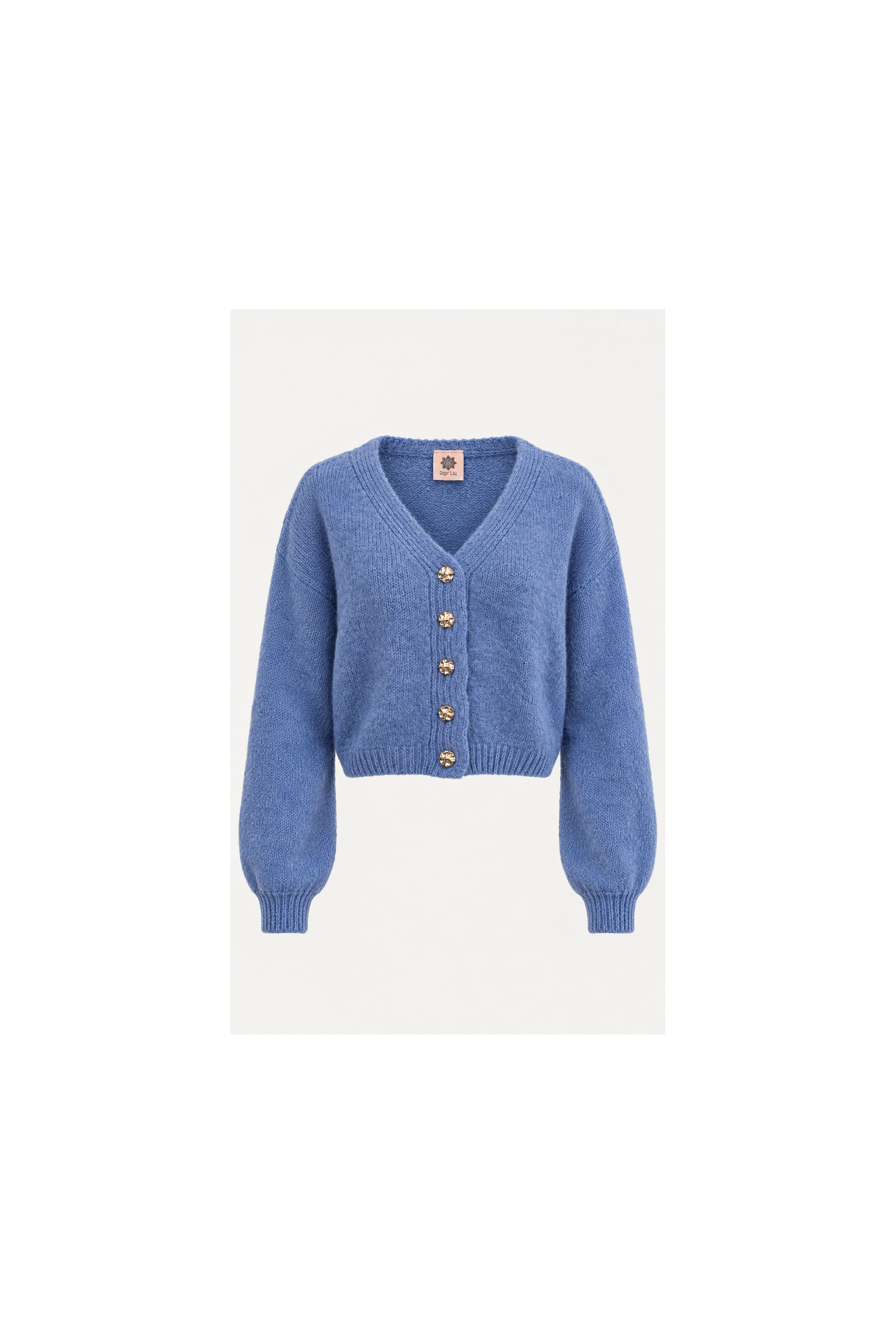 Cardigan Croppy Blue Jeans